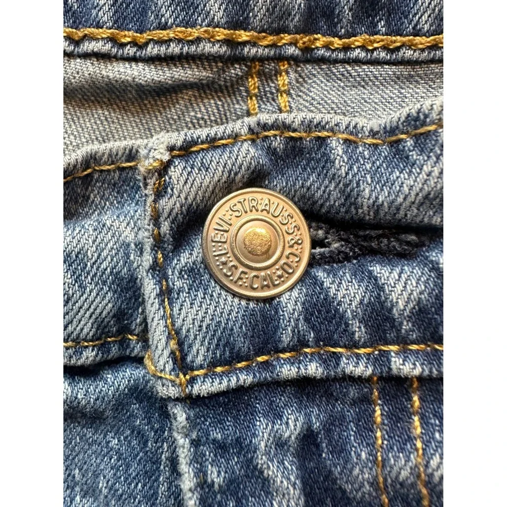 Levis 514 Straight Fit Jeans Mens 36x32 (34x30) Blue Denim Comfort Stretch